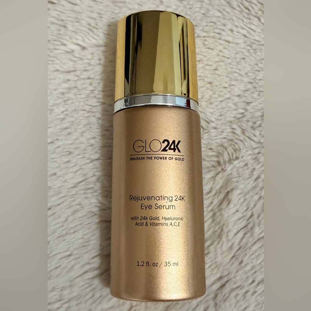 Rejuvenating 24K Gold Eye Serum by Glo24K - Plastic Sealed In Box - Picture 8 of 8
